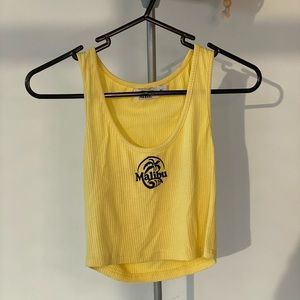 Tigermist Malibu crop tank top